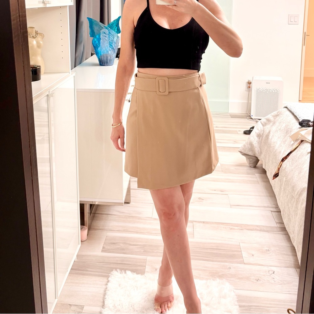 NWT Jason Wu Tan Mini Skirt